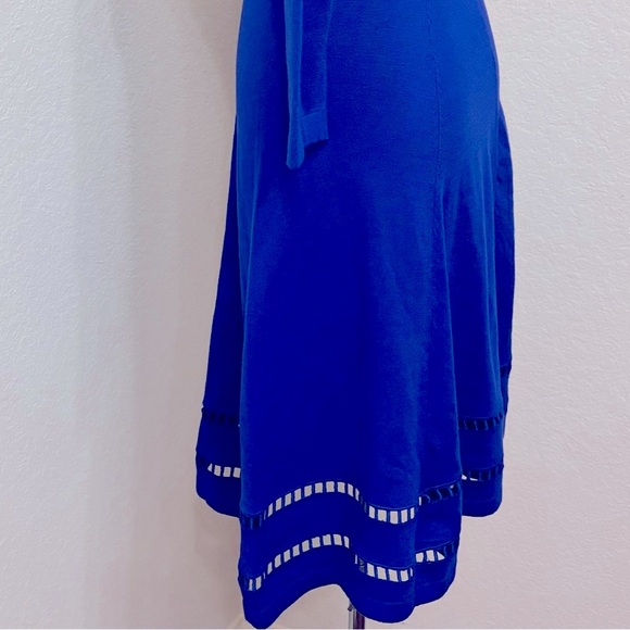 NWT Boston Proper Blue Long Sleeve Sweater Dress XS - Picture 11 of 12